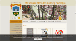 Desktop Screenshot of mosonszentmiklos.hu